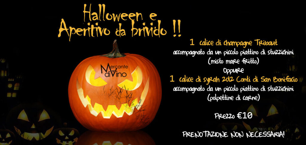 Halloween con aperitivo da Brivido!!